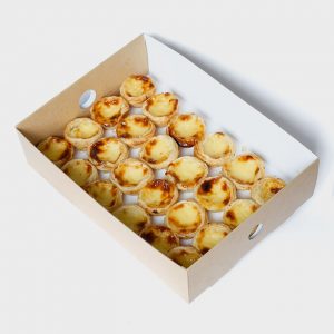 Mini pastéis de nata catering box