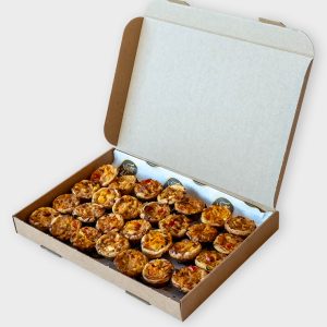 Savoury mini pastéis de nata